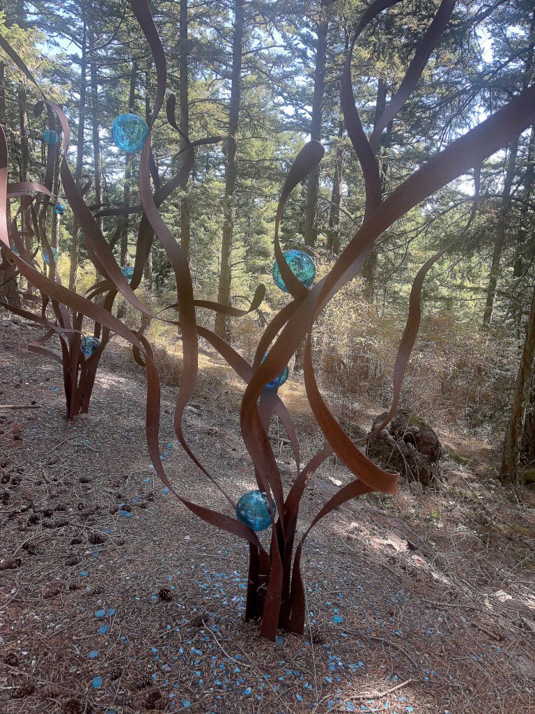 Colleen Smith/staff photo
Sea kelp sculpture by Maria Root.