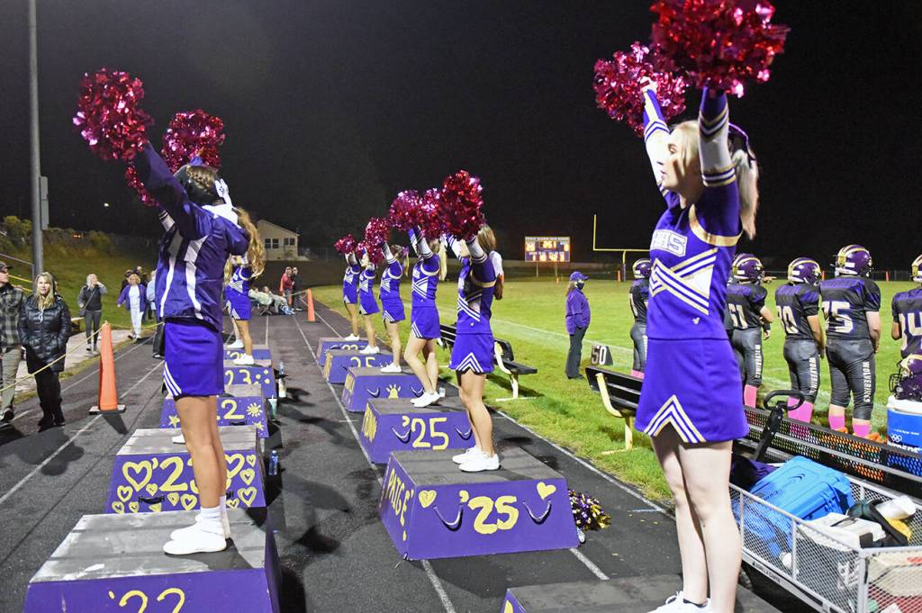 Wolverine Cheer Squad kept the winning spirits high! (John Stimpson photo)