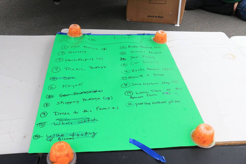 Sienna Boucher/staff photo
<em>The prizes for the golden ticket winners. </em>