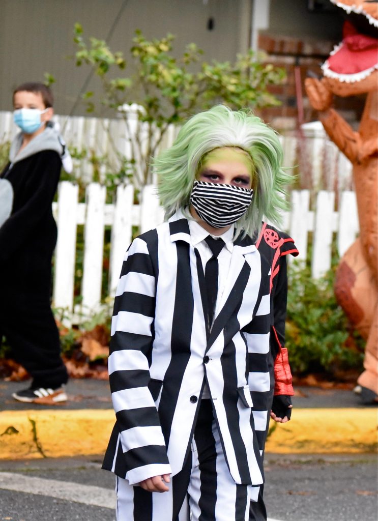 Staff photo/Tate Thomson
Friday Harbor Elementary School students showed off their costumes at the 2021 Halloween Parade on Friday, Oct. 29 at 9 a.m.