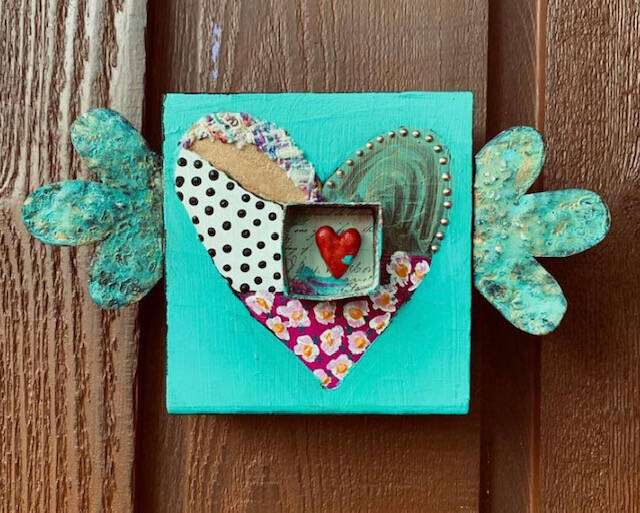 Contributed photo
Join instructor, Jan Murphy, for a fun and artistic evening in her January 20 workshop at the Atelier, My Heart Has Wings.