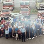Staff photo/Sienna Boucher
Tom Eades at the group of a fire staff group photo circa 1990s.