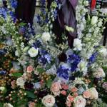 Patricia Guthrie/Contributed photo
St. Johns wort, Larkspur delphinium, roses and Hypericum berry are a few of the flowers used in the design.