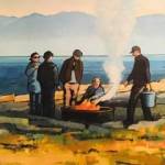 San Juan Islands Museum of Art/Contributed photo
Evening at South Beach by Annie Howell-Adams.