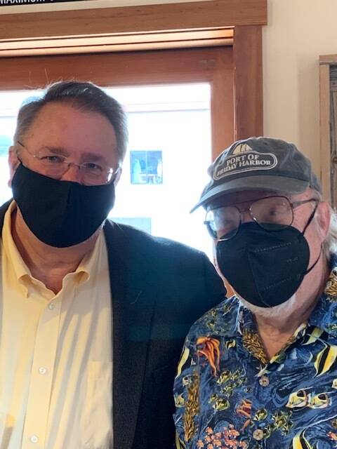 Staff photo- Heather Spaulding Duncan Wilson and Greg Hertel