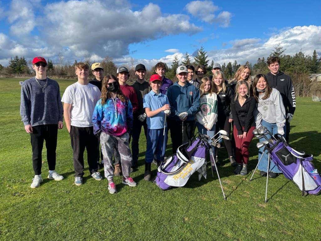 Contributed photo
The boys golf team consists of (not in order of appearance): Jack Mason, Dexter Prescott, Torsten Raichlen, Westley Florer, Nick Al-Gattas, Alden Carli, Bryce Ridwan, Solomon Buck, Drake Goodrich, Wyatt Chalfant, Hayden Adler Dylan Mughal, Ryan Rautenberg, Elliott DeShone, Bowen Van Hamerfeld, Oscar Coffee, Mateo Zappelli, Niko Salas, Jack Hess, Finn Grahm, Cameron Wilson. The girls team: Brenna Crouse-Smith, Yumi Thomas, Izzy Grahm, Anna Albert, Ayana Benke, Janna Rajczi, Elsa Kindelberger, Morgan Douglas and Rose Jensen.