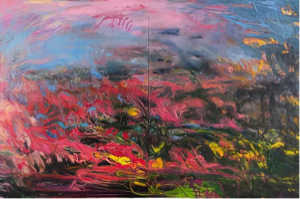 Contributed photo by Spike Mafford 
Helen O'Toole's "Pirate Queen" oil on canvas