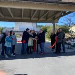 Heather Spaulding / Staff photo 
The ribbon is officially cut!