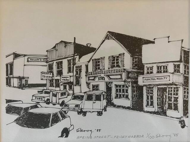 Contributed photo by Stacy Brem
Spring Street drawing, 1985