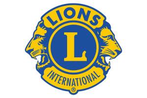 Lions Club logo.