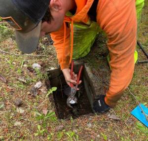 Town of Friday Harbor/contributed photo
Removal of current water meter.