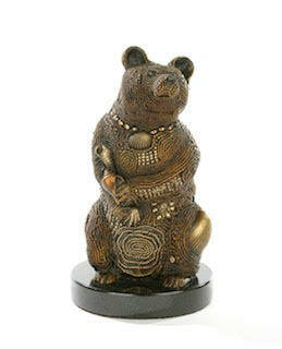 Contributed photo by Jan Murphy Beaded Bear by Barbara Duzan