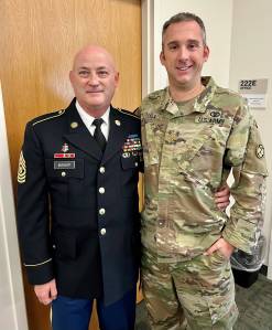 Contributed photo by the San Juan County Public Hospital District #1 Dr. Joshua Corsa, Medical Program Director (right) with T.J. Bishop (left)