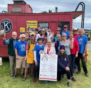 Contributed photo by the Kiwanis Club of Friday Harbor
Kiwanis Pig War Picnic Crew;