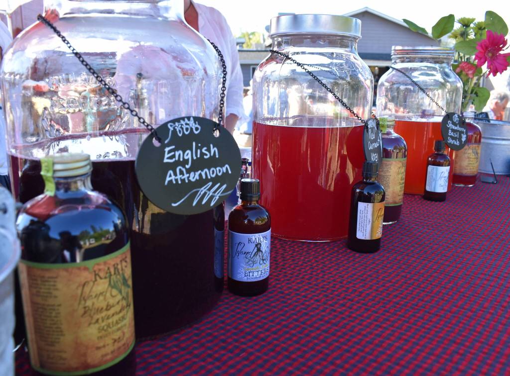 Refreshing beverages at the San Juan Summer Arts Festival.