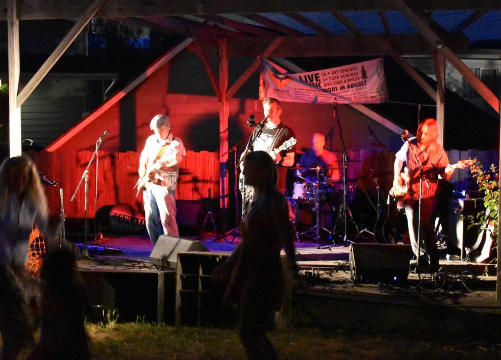 Desolation Sound performs during the San Juan Summer Arts Festival.