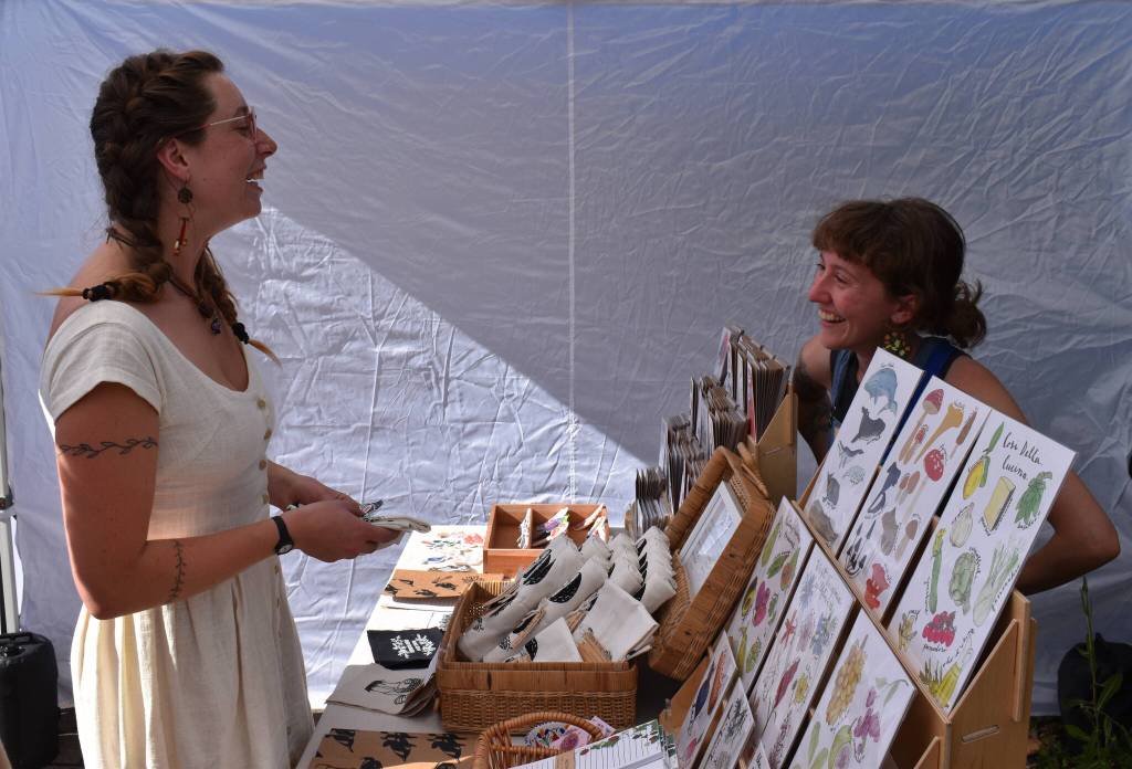 Artists at the San Juan Summer Arts Festival.