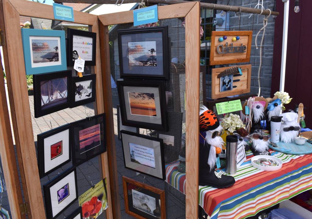 Art at the San Juan Summer Arts Festival.