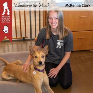 Contributed photo by APS-FH
McKenna Clark with Sable