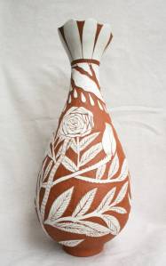 Contributed photo by Alchemy Art Center
Glenn Hendrick "Roses and Rain" vase.