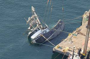 Contributed photo by Darryl Swenson
Aleutian Isle after being lifted to the surface.