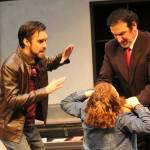 Heather Spaulding  Staff photo
Sterling (Eric Concord) fights with Jackie (Anne Maria Ryan) while Dennis (Adam Parrett) attmepts to stop the fight.