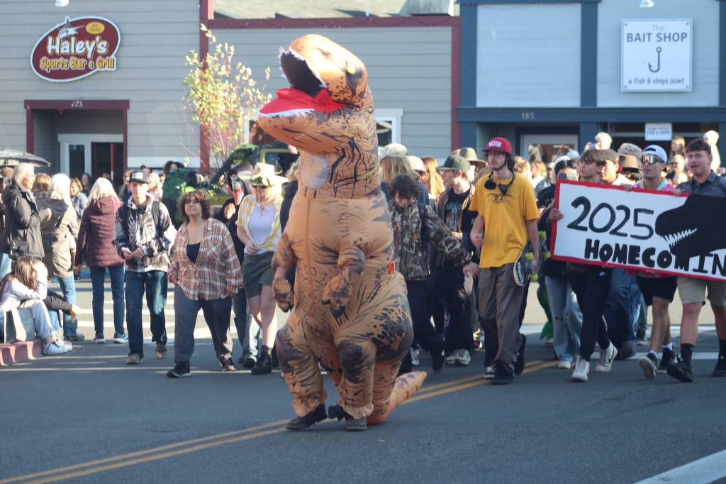Heather Spaulding  Staff photo
Sophomore dinosaurs