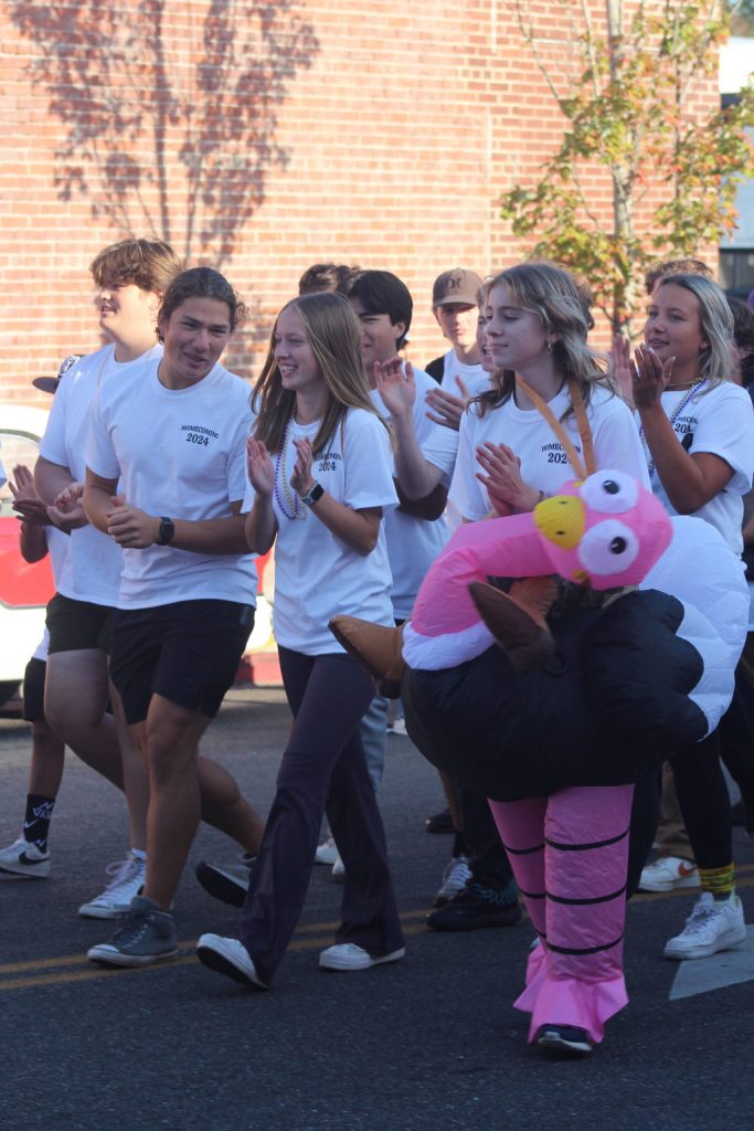 Heather Spaulding  Staff photo
Juniors took flight with flamingos