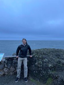 Contributed photo by Vincent Carter
Vincent Carter relaxes on San Juan Island before the marathon.