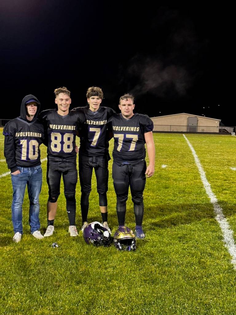 Contributed photo by Stephanie Buffum-Field
Nathan Posenjak, Max Field, Jaxson Waldron, Tate Geiser (missing Geoffrey Volk)