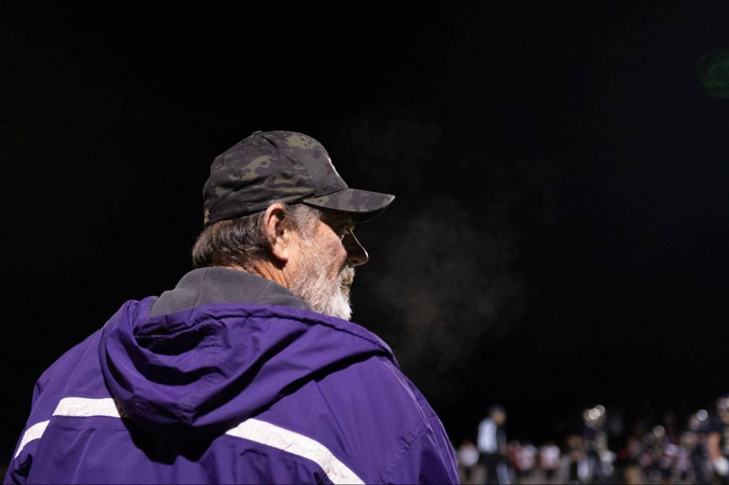 Contributed photo by Kathryn Wheeler
An assistant coach assesses a play