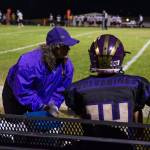Contributed photo by Kathryn Wheeler
Athletic trainer Suzy Lefeber addresses an injury