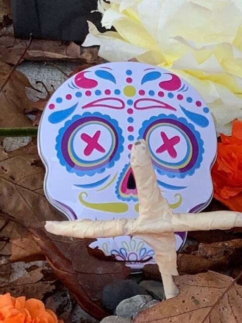 Heather Spaulding \ Staff photo
Skull and cross at the altar.