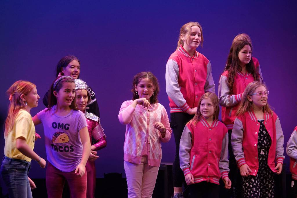 Contributed photo by Annie Ryan
Rehearsing one of the group dances.