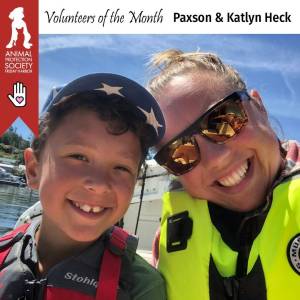 Contributed photo by the Animal Protection Society - Friday Harbor
Katlyn and Paxson Heck