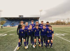 Contributed photo by Brett Paul
Boys Wolverines at the state quarter finals