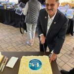 Contributed photo by Anne Williams
Jack Estrada cuts the birthday cake.
