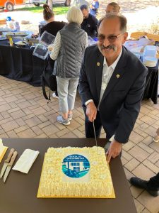 Contributed photo by Anne Williams
Jack Estrada cuts the birthday cake.