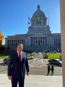 Contributed photo by San Juan County
Jamie Stephens visits the capital.