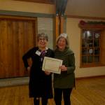 Contributed photo by Friday Harbor Chamber of Commerce
Becki Day with Annette Schaffer