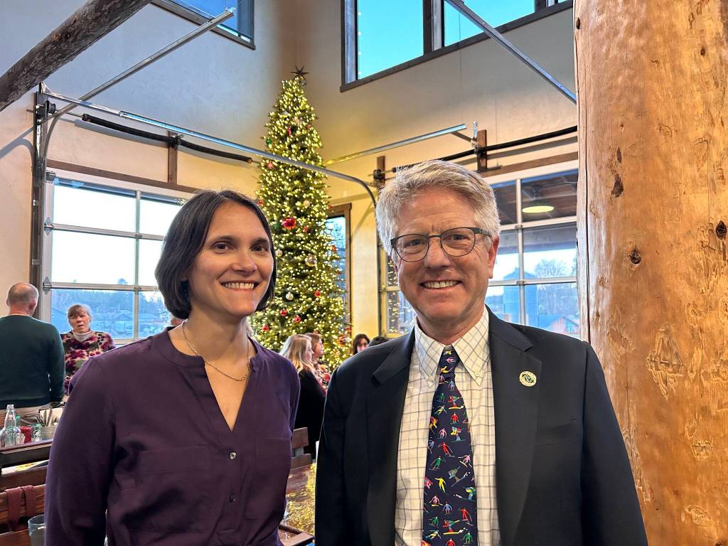 Heather Spaulding  Staff photo
Prosecuting Attorney Elect, Amy Vira, with Prosecuting Attorney Randy Gaylord.