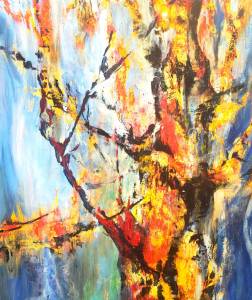 Contributed photo by SJIMA
Acrylic, Conflagration by Gretchen Allison