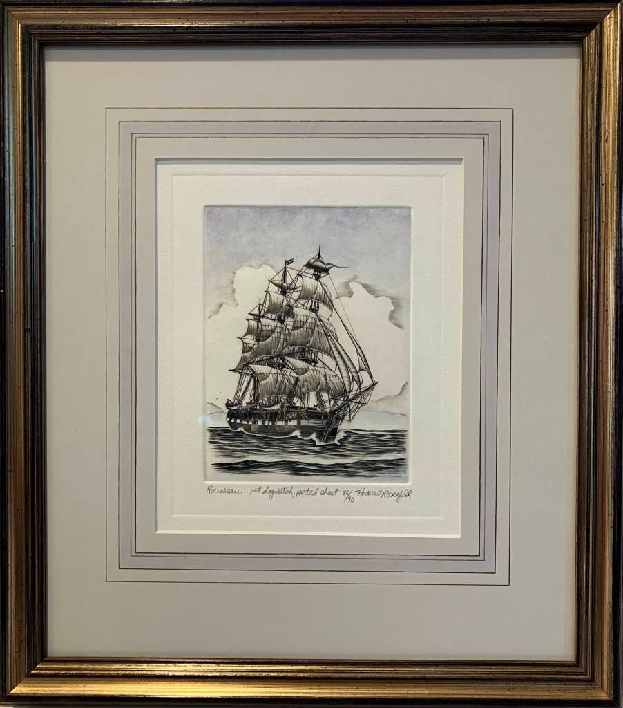 Contributed photo by SJIMA
Etching, Rousseau 1st Dogwatch, by Howard Rosenfeld