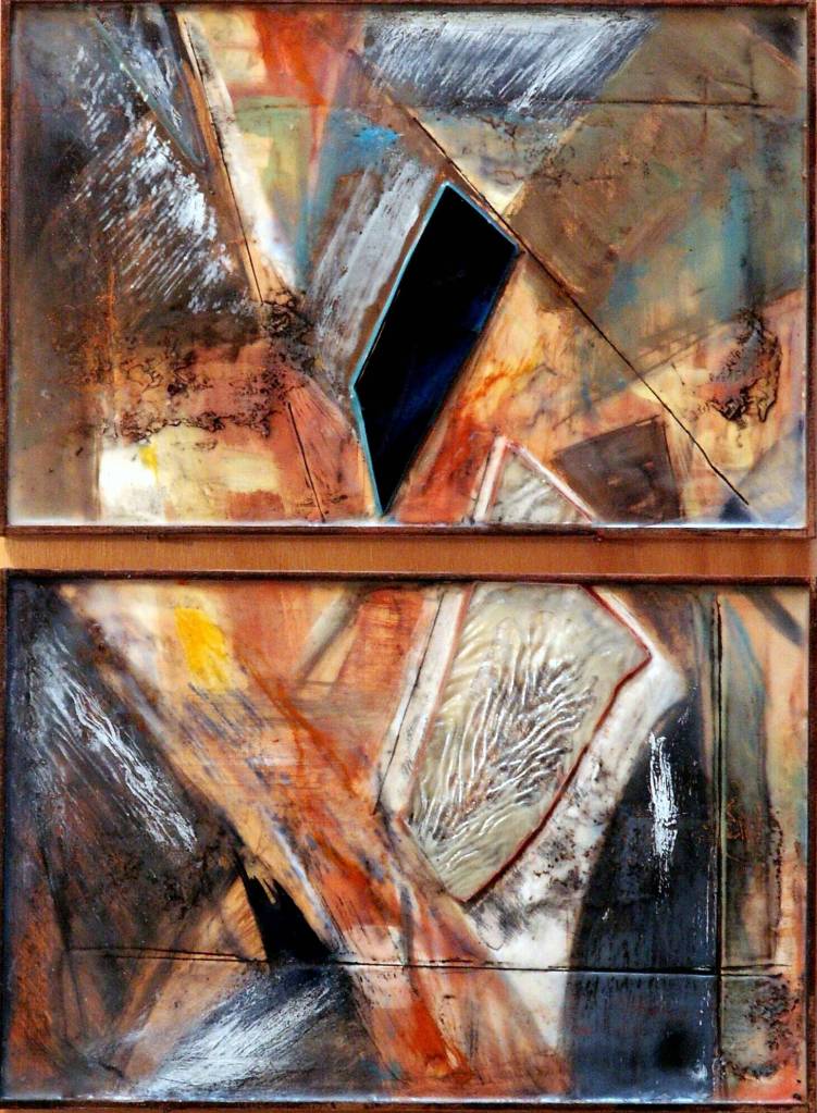 Contributed photo by SJIMA
Encaustic, Storm at Sea by Yvonne Buijs-Mancuso