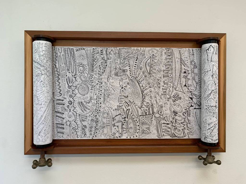 Contributed photo by SJIMA
Mixed media, The Leaky Faucet Scrawls by Francie Hansen