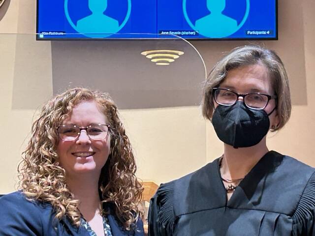 Heather Spaulding \ Staff photo
Auditor Natasha and Judge Katie Loring