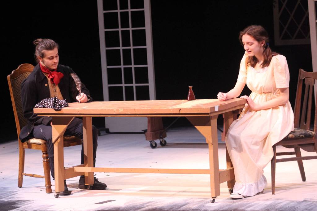 Heather Spaulding \ Staff photo
Shelby Mullin as Elinor Dashwood and Stephen Nicholson as Edward Ferrars