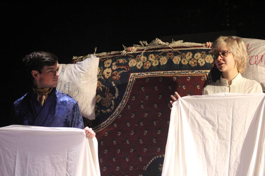 Heather Spaulding \ Staff photo
Cody Balcomb-Bartok as John Dashwood and Vincent Sanders as Fanny Dashwood