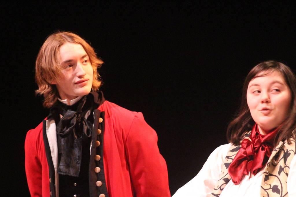 Heather Spaulding \ Staff photo
Owen Kreger-Stickles plays Col Brandon and Riley Bremer as Sir John Middleton