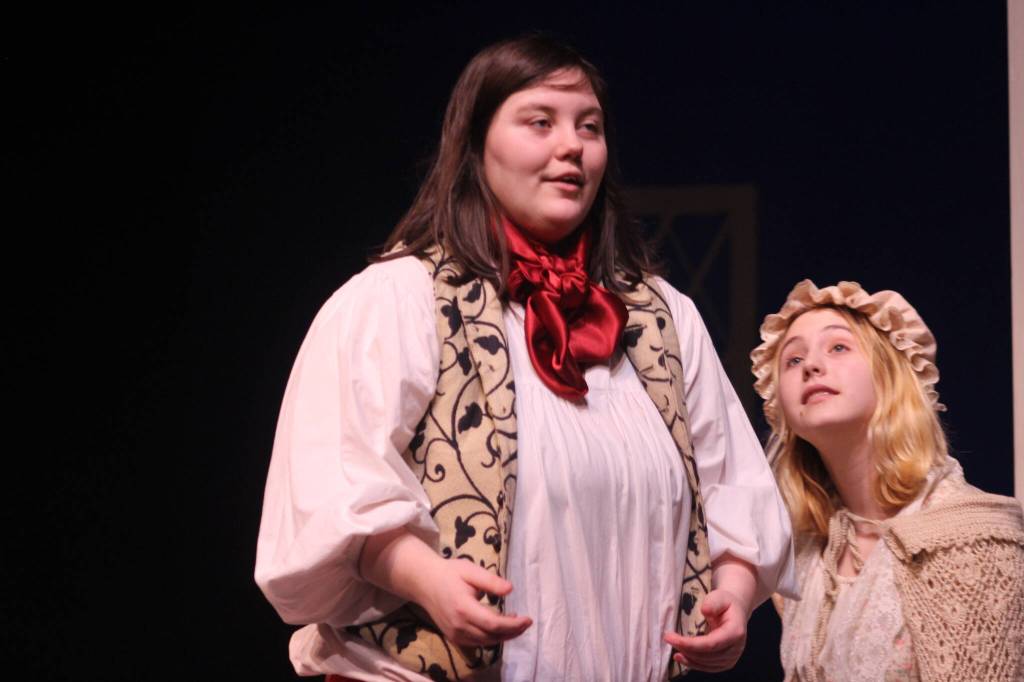 Heather Spaulding Staff photo
Riley Bremer as Sir John Middleton and Kira Clark as Mrs. Dashwood